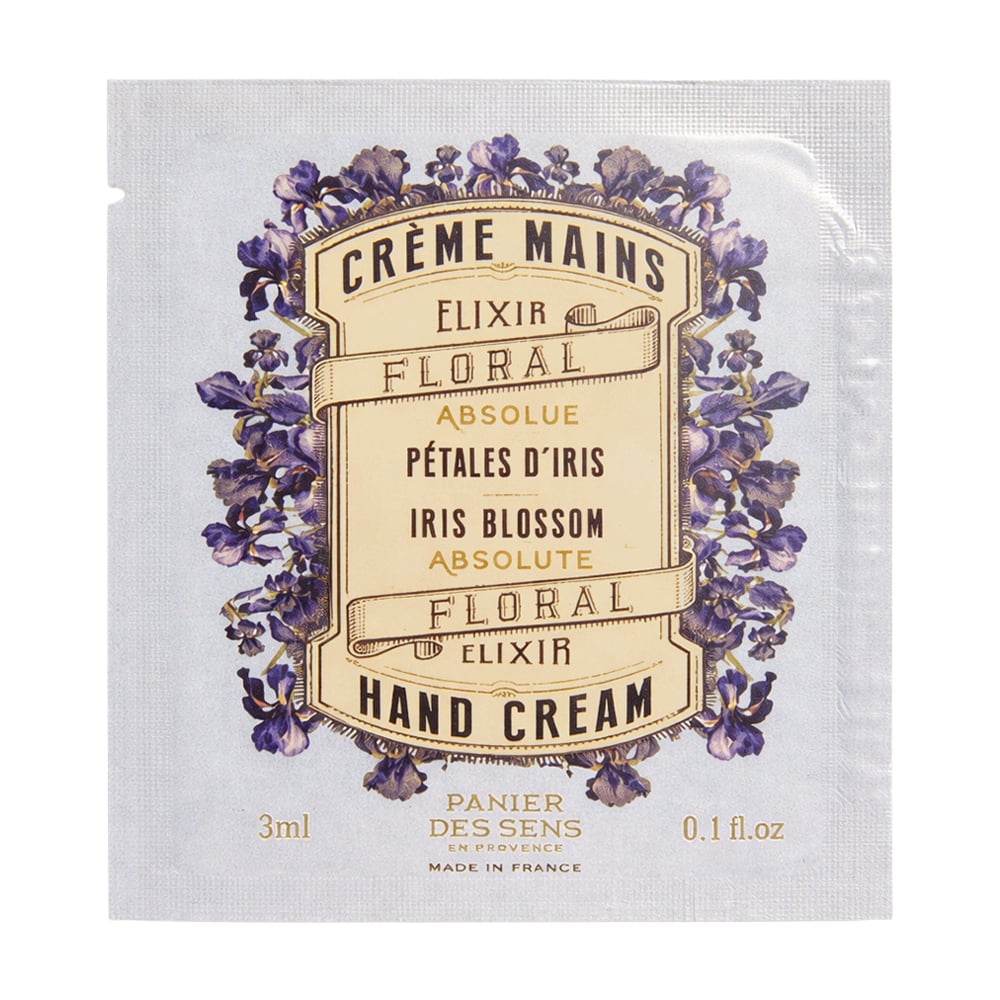 Крем для рук Panier Des Sens Hand Cream Яскравий ірис, 3 мл